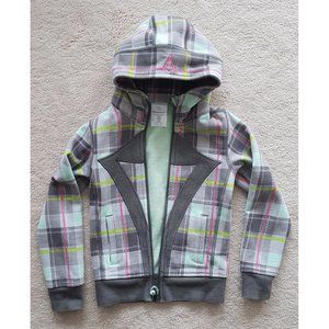 Ivivva size 4 plaid hoodie